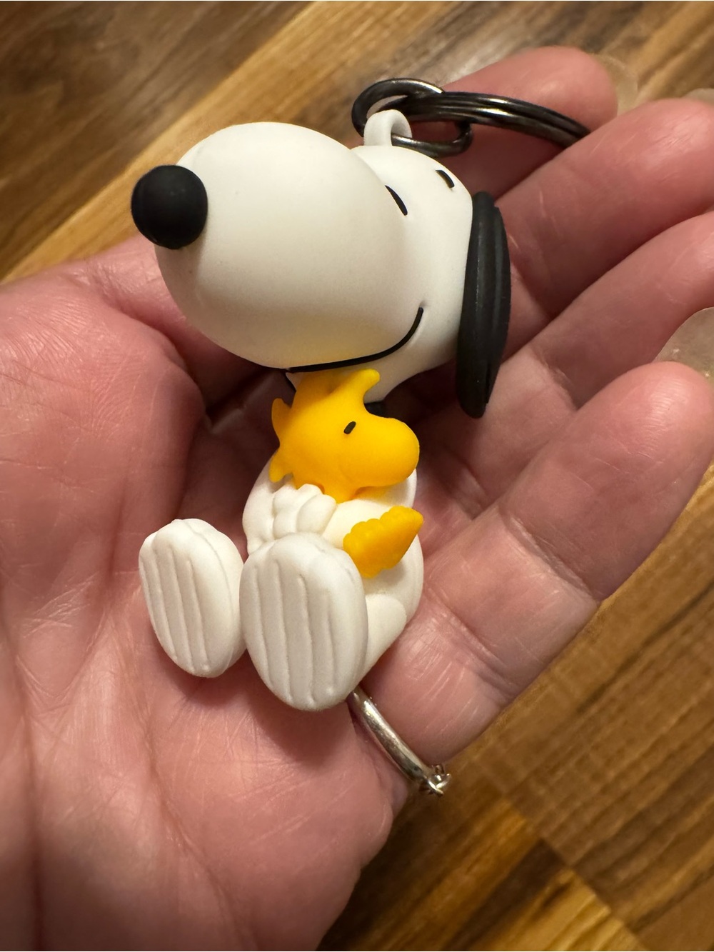 Peanuts Snoopy & Woodstock White and Yellow Dog Keychain/ purse charm - Picture 5 of 8